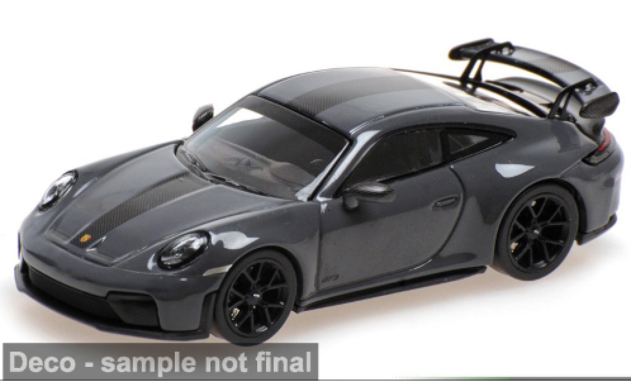 Porsche 992 GT3 1/64 Minichamps 911 (.2) grau 2025 1:64 modellautos