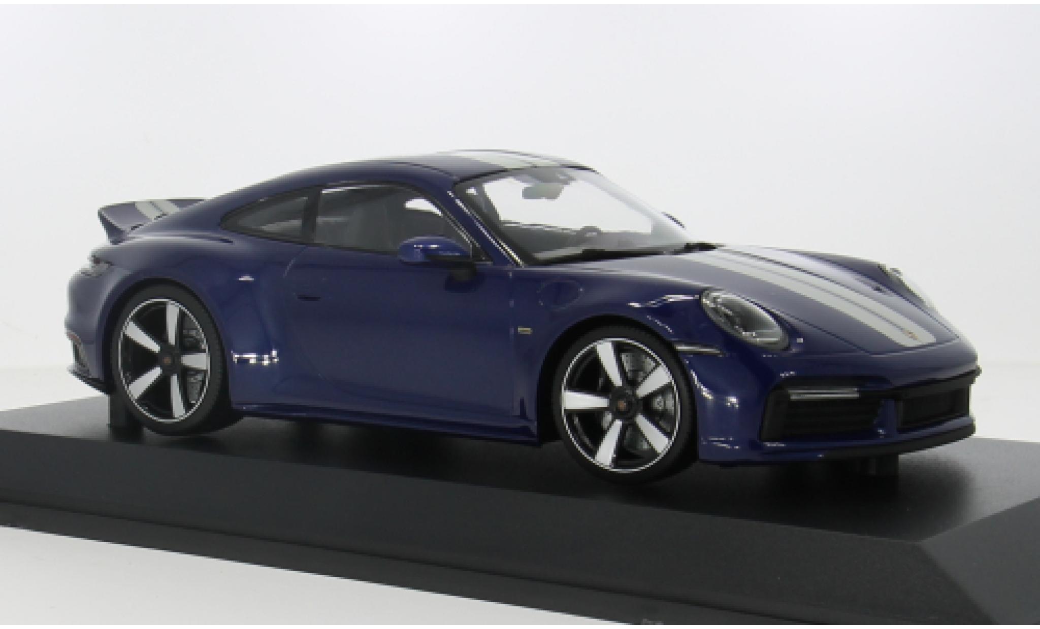 Porsche 992 1/18 Minichamps 911  Sport Classic blau 2022 1:18 modellautos