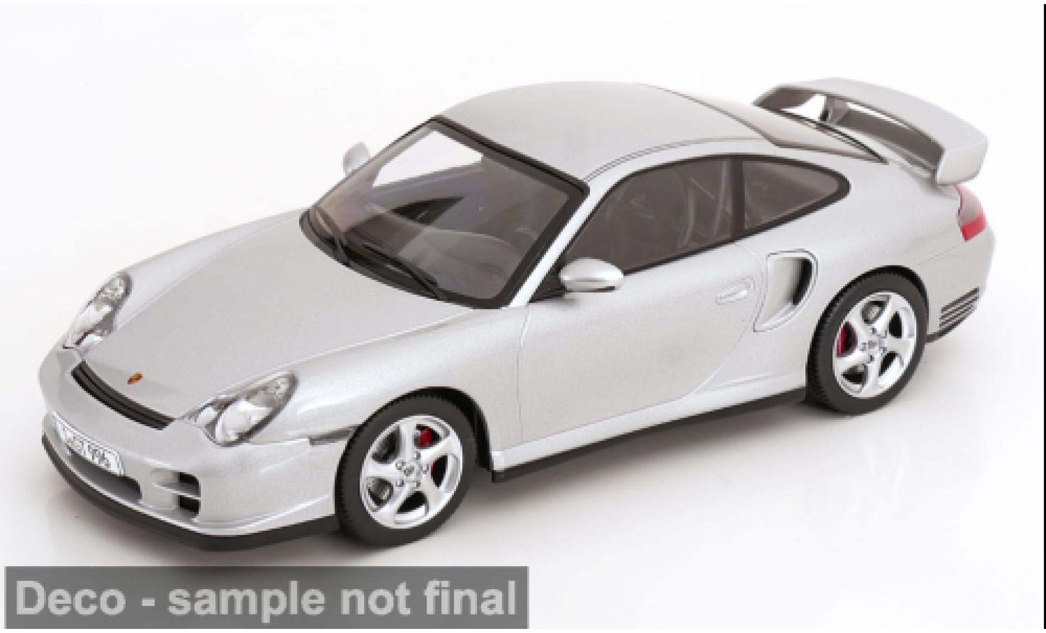 Porsche 996 GT2 1/18 KK Scale 911  silber 2001 1:18 modellautos