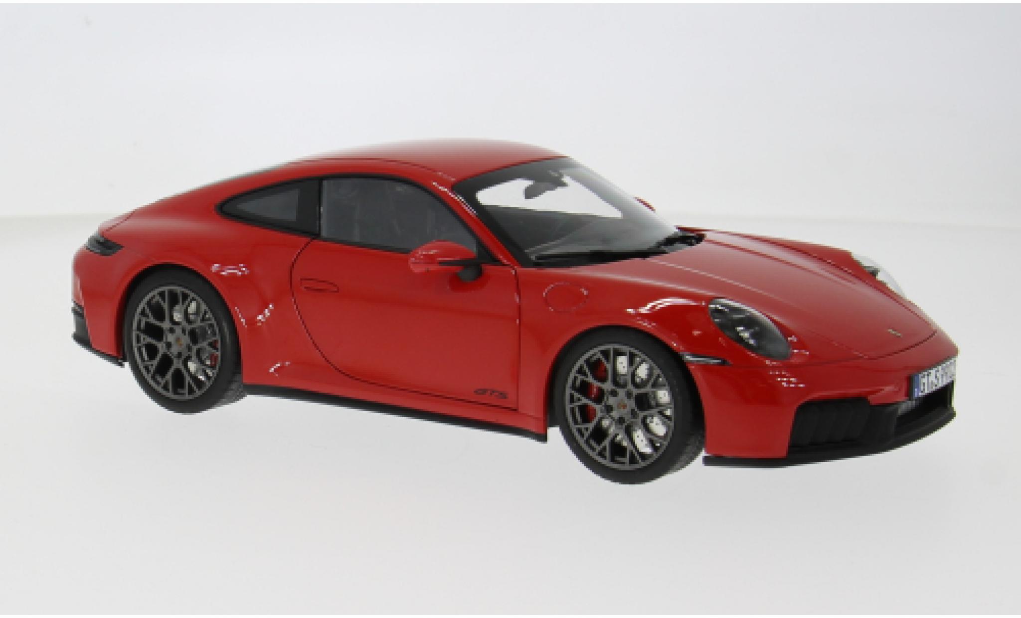 Porsche 911 1/18 Norev Carrera 4 GTS rot 2025 1:18 modellautos