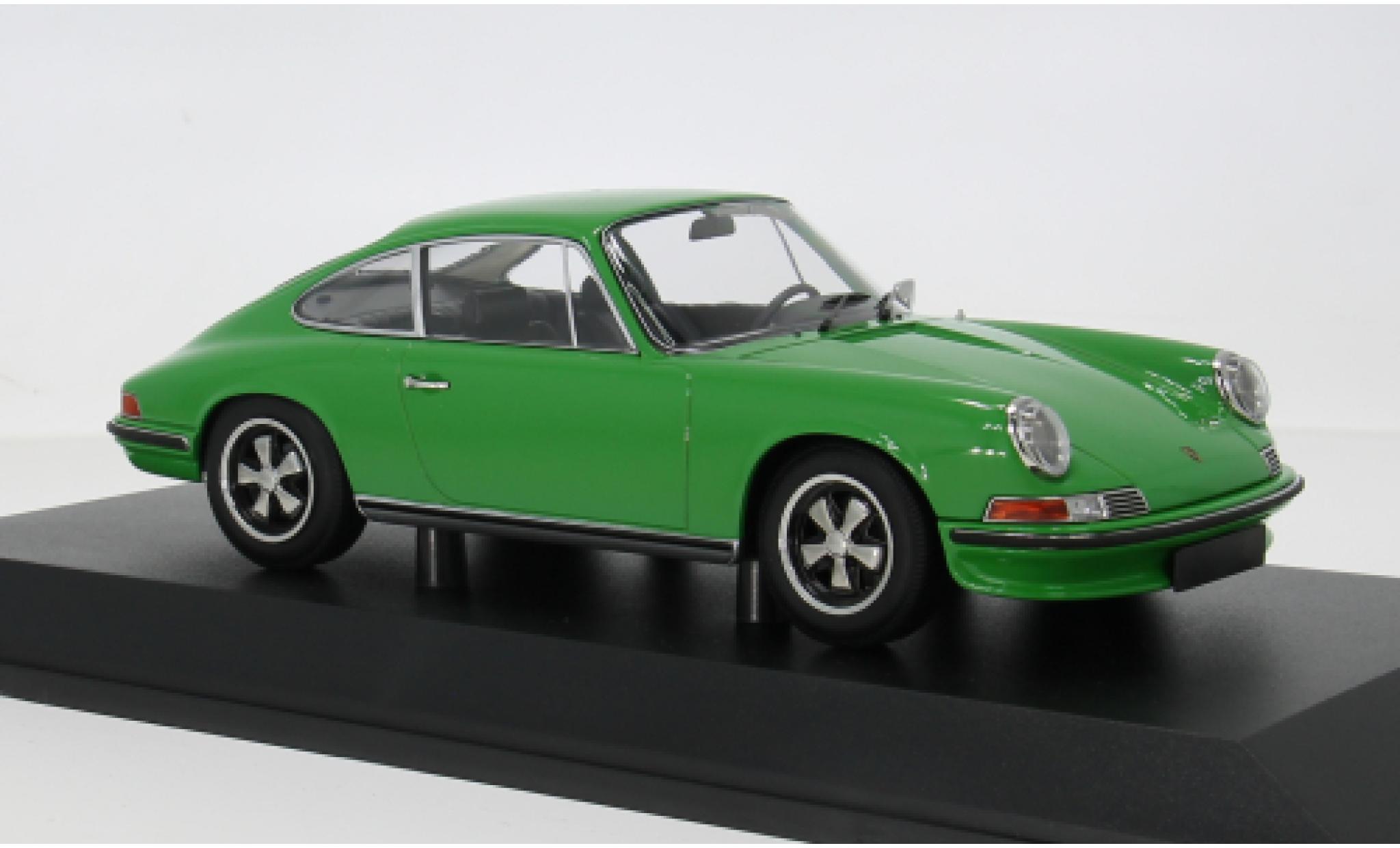 Porsche 911 1/18 Minichamps gr&uuml;n 1972 1:18 modellautos