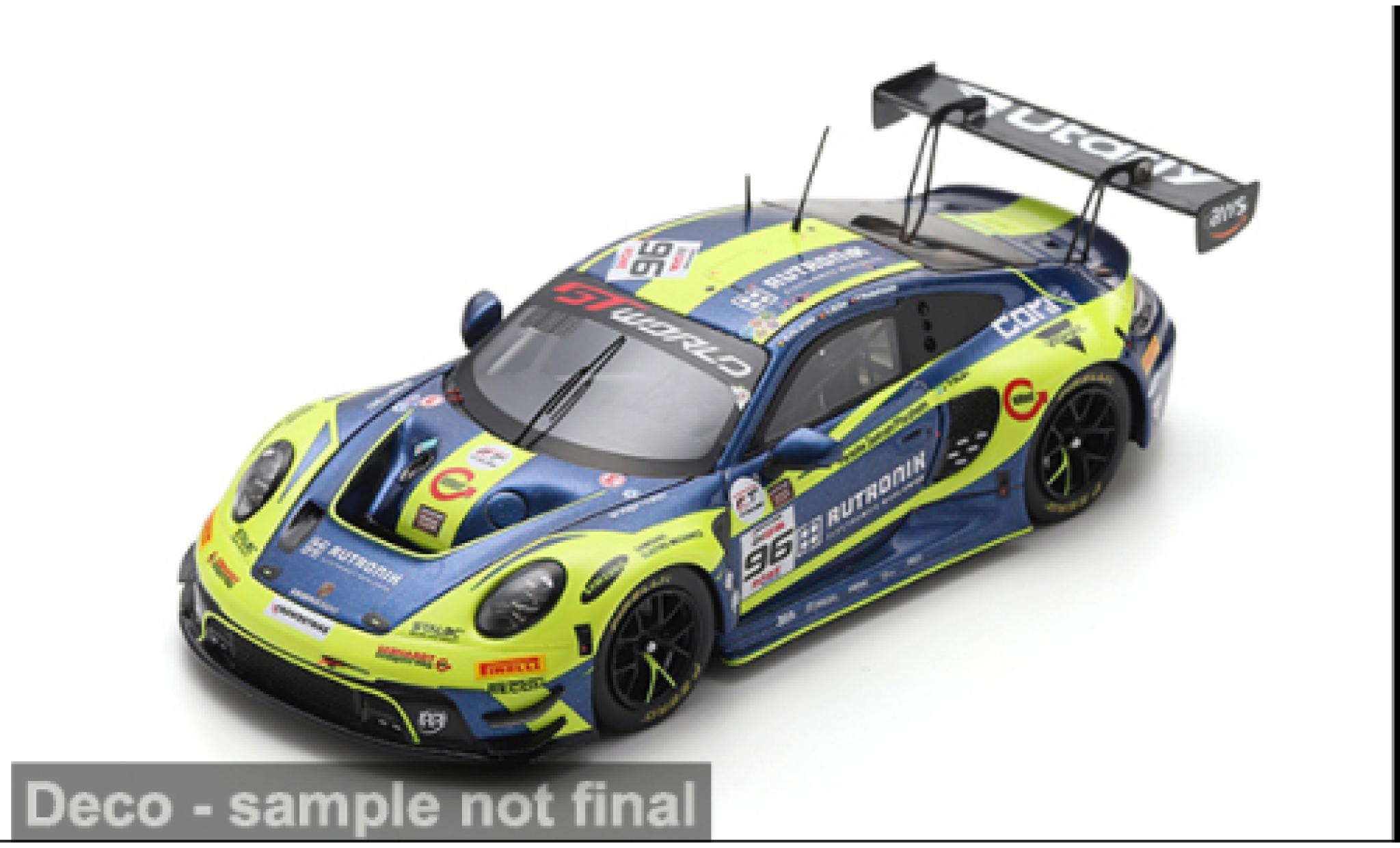 Porsche 992 GT3 R 1/43 Spark 911  24h Spa 2025 Rutronik Racing #96 S.M&uuml;ller/P.Niederhauser 1:43 modellautos