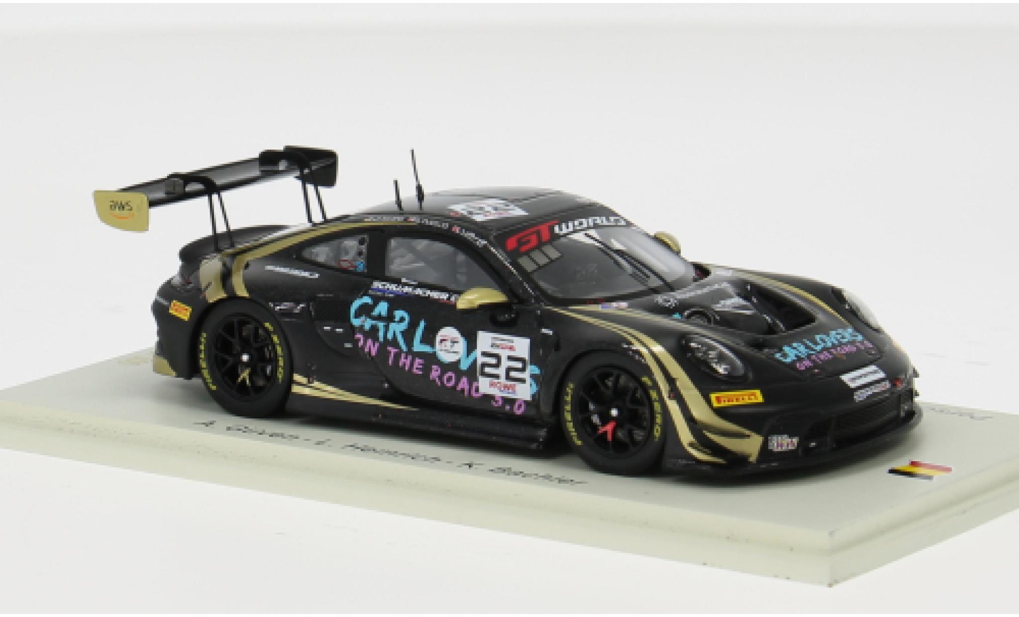 Porsche 911 GT3 R 1/43 Spark 911  24h Spa 2025 Schumacher CLRT #22 A.G&Atilde;&frac14;ven/L.Heinrich 1:43 modellautos