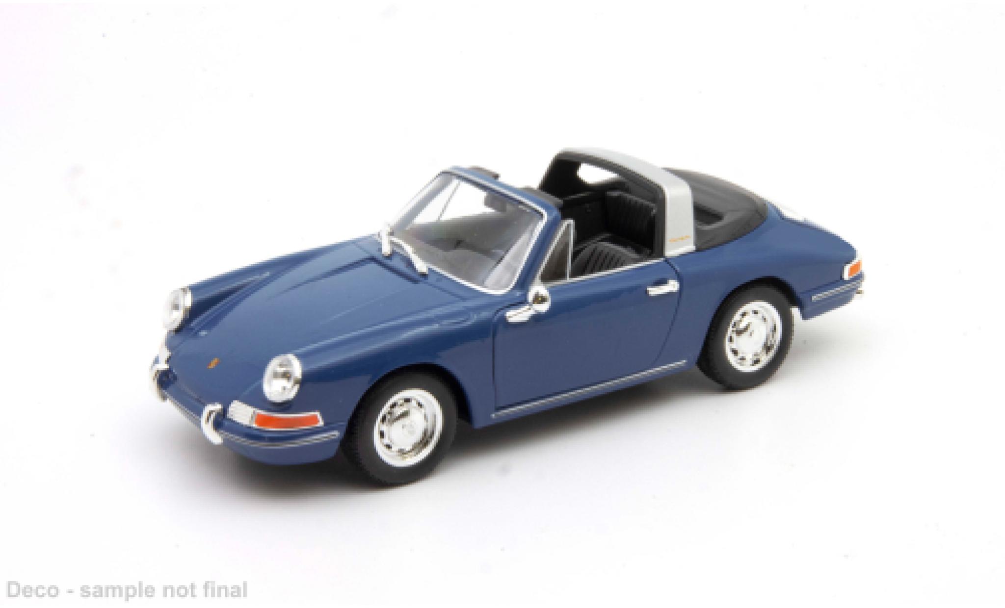 Porsche 911 1/24 Welly Targa blau 1:24 modellautos
