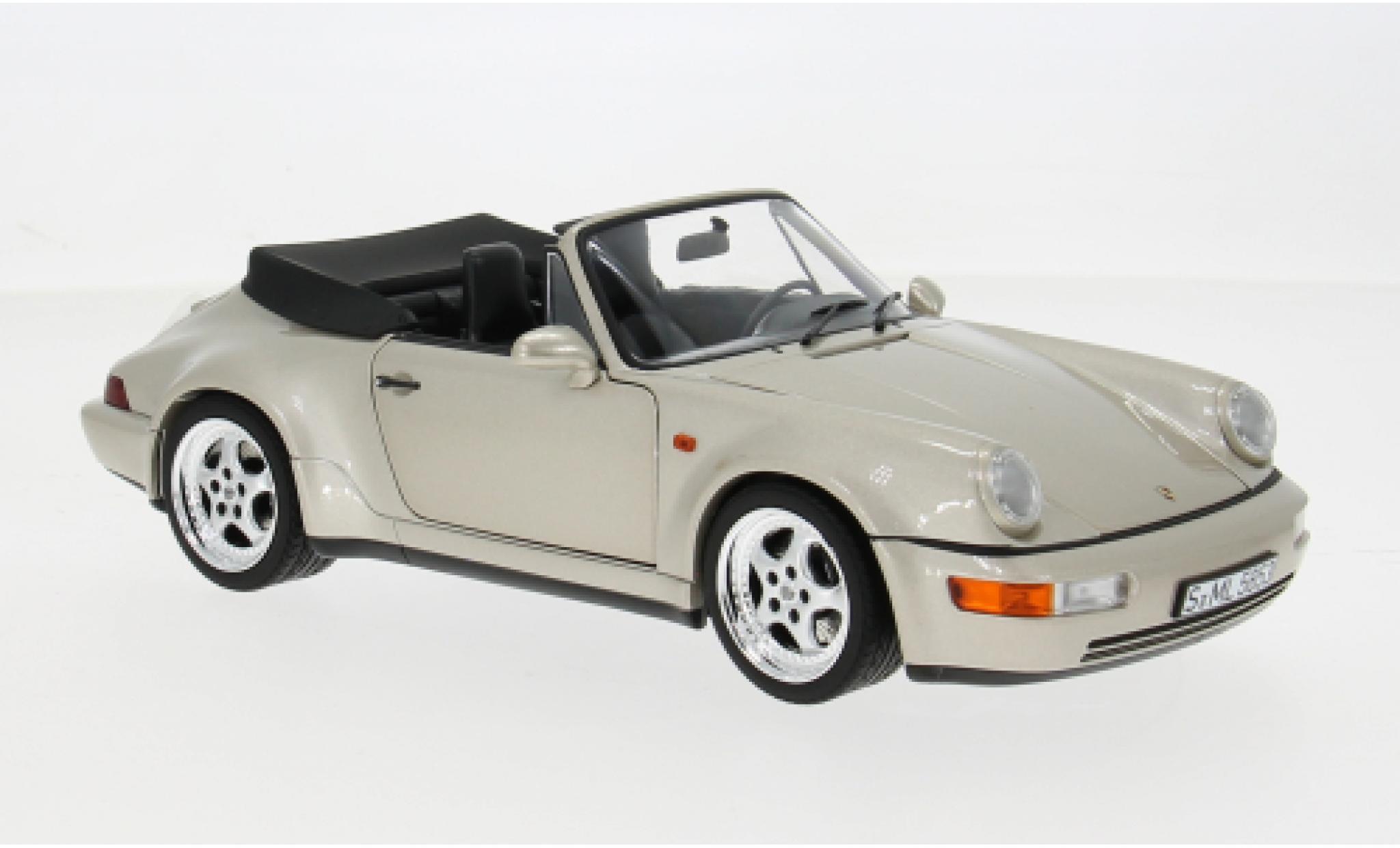 Porsche 964 Turbo 1/18 Norev 911 silber 1992 1:18 modellautos