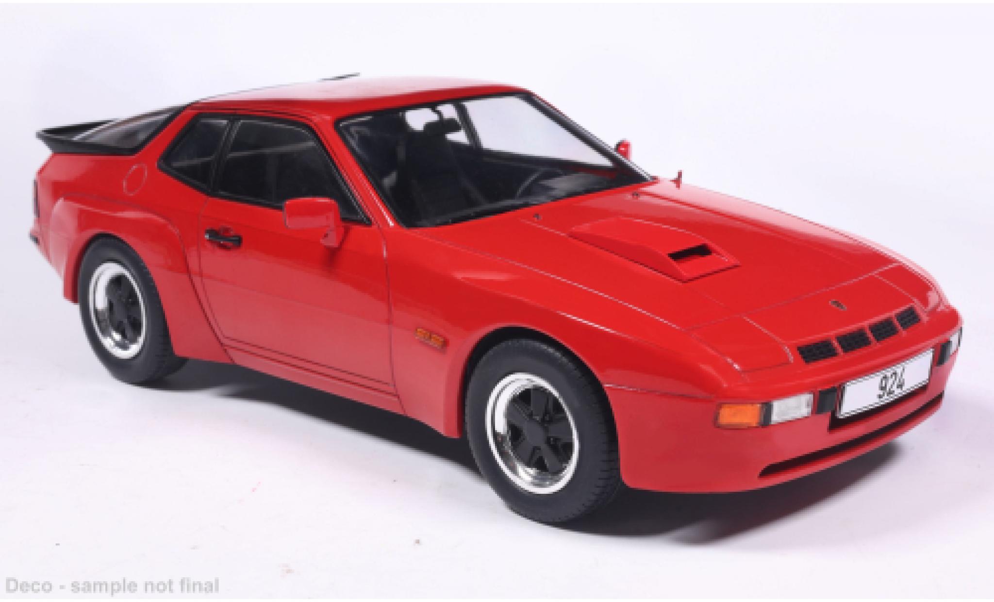 Porsche 924 1/18 MCG Carrera GT rot/Dekor 1981 1:18 modellautos