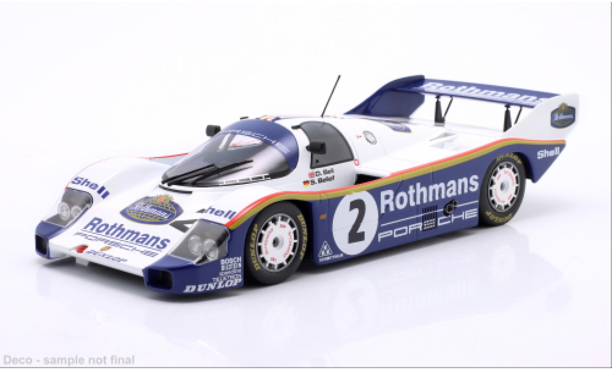 Porsche 956 1984 1/18 Werk83 K 1000 km Sandown #2 S.Bellof/D.Bell 1:18 modellautos