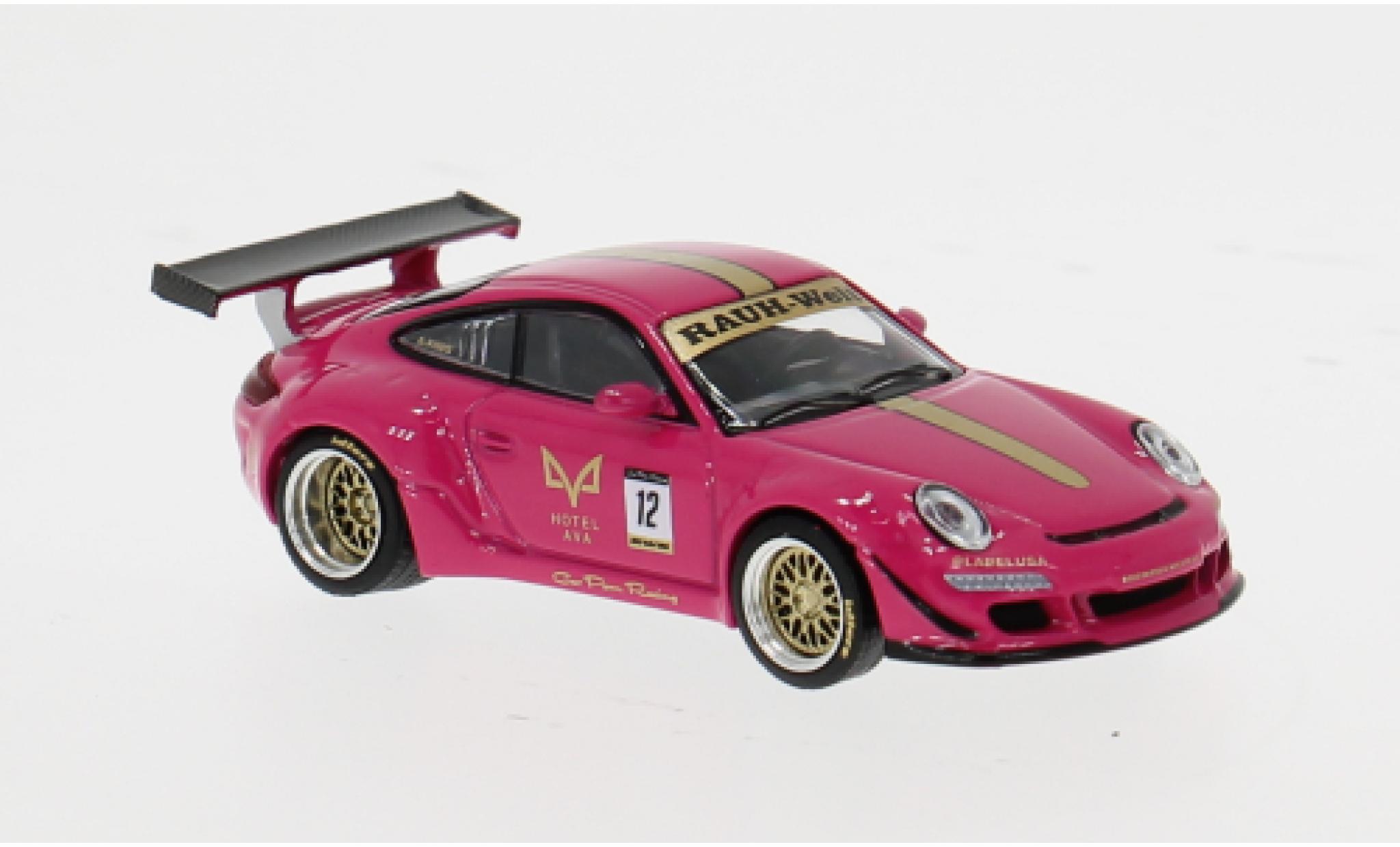 Porsche 997 RWB 1/64 Pop Race *AVA pink 1:64 modellautos