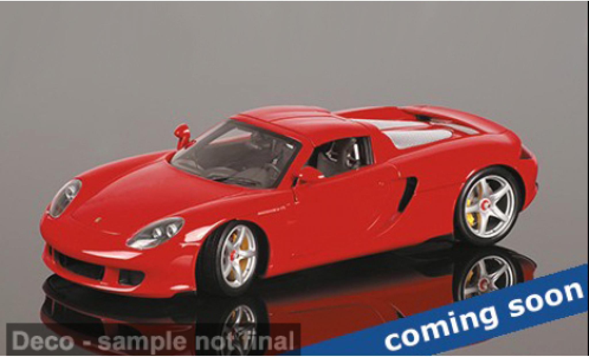 Porsche Carrera GT 1/18 Minichamps rot 2003 1:18 modellautos