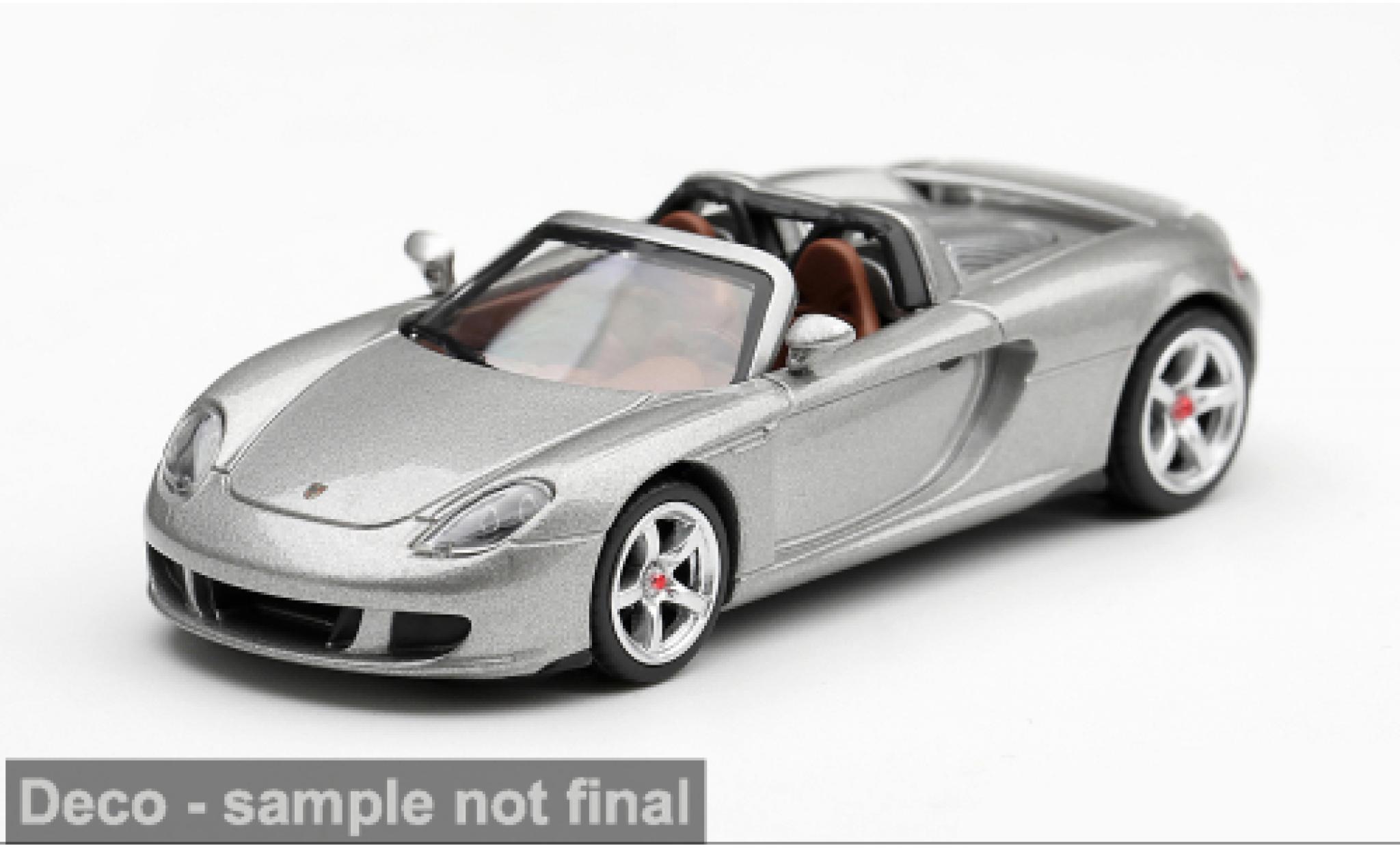 Porsche Carrera GT 1/64 Mini GT silber 2006 1:64 modellautos