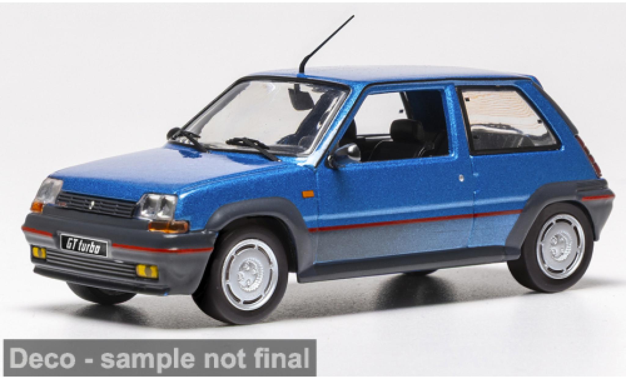 Renault 5 1/43 IXO GT Turbo blau 198 1:43 modellautos