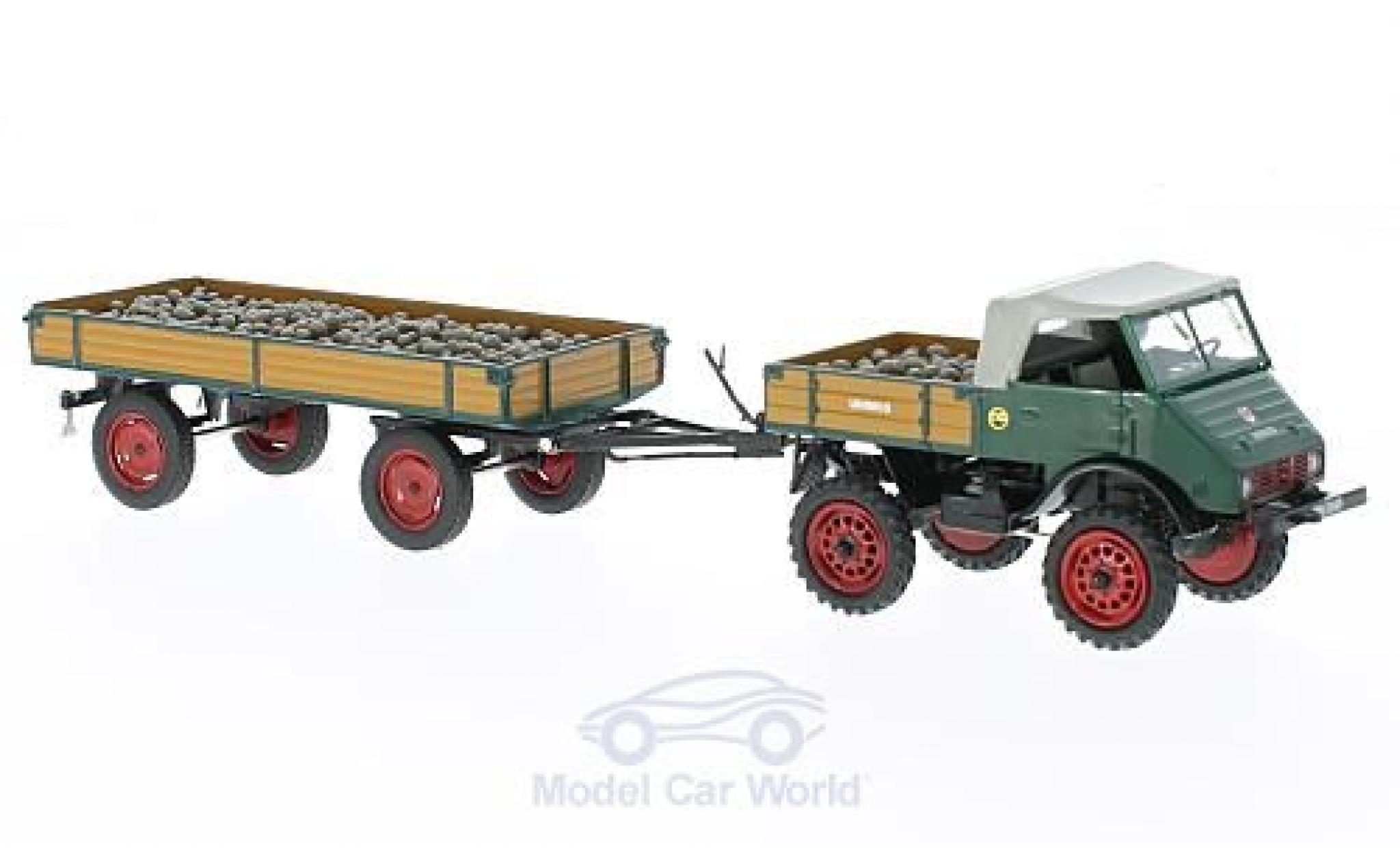 Modellautos Mercedes Unimog 1/43 Schuco 404 S THW Werkstatt