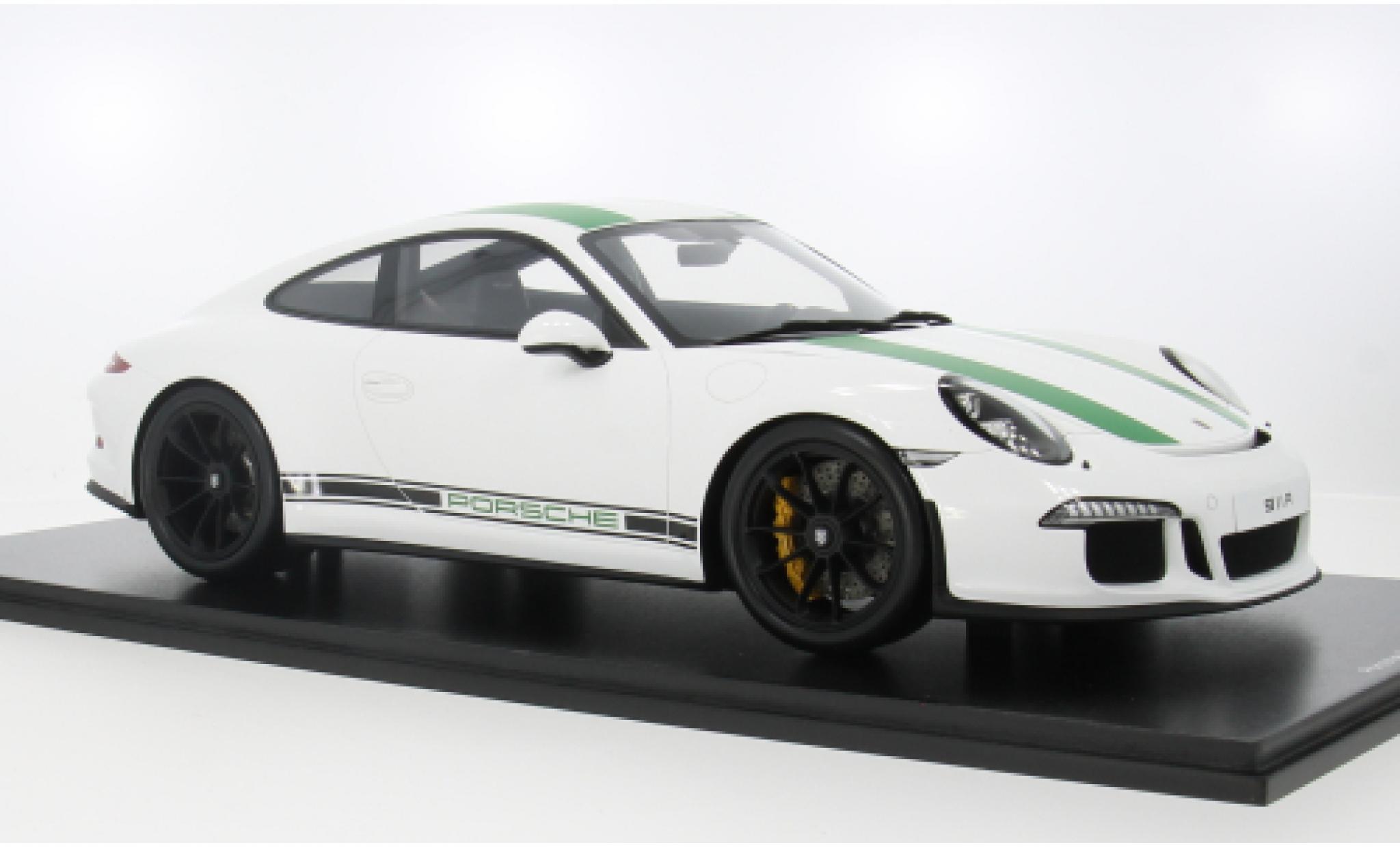 Porsche 991 R Schuco ProR 911  weiss/grün 2016 1:12 modellautos