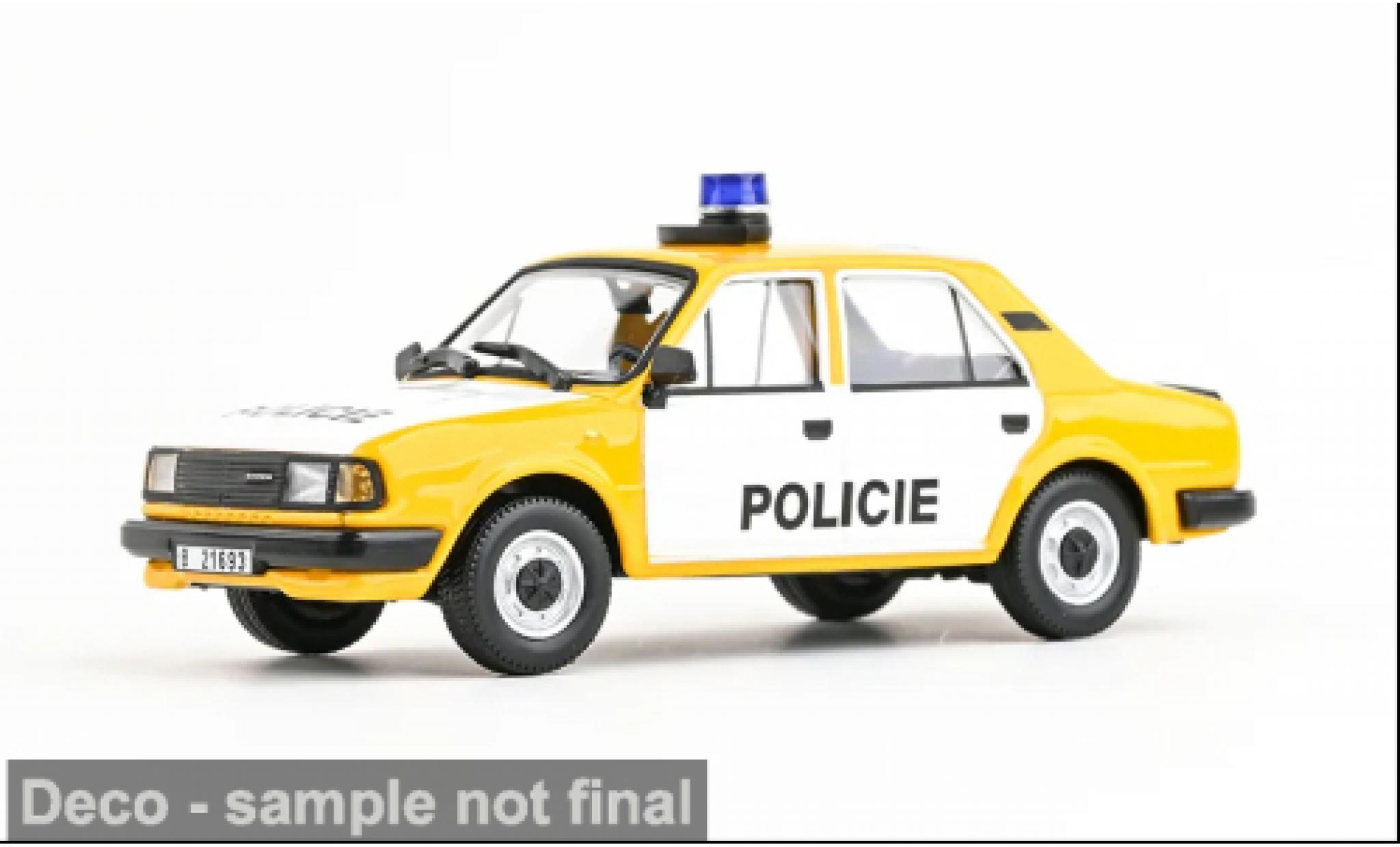 Skoda 120 1/43 Abrex L 1984 Police (CZ) 1:43 modellautos