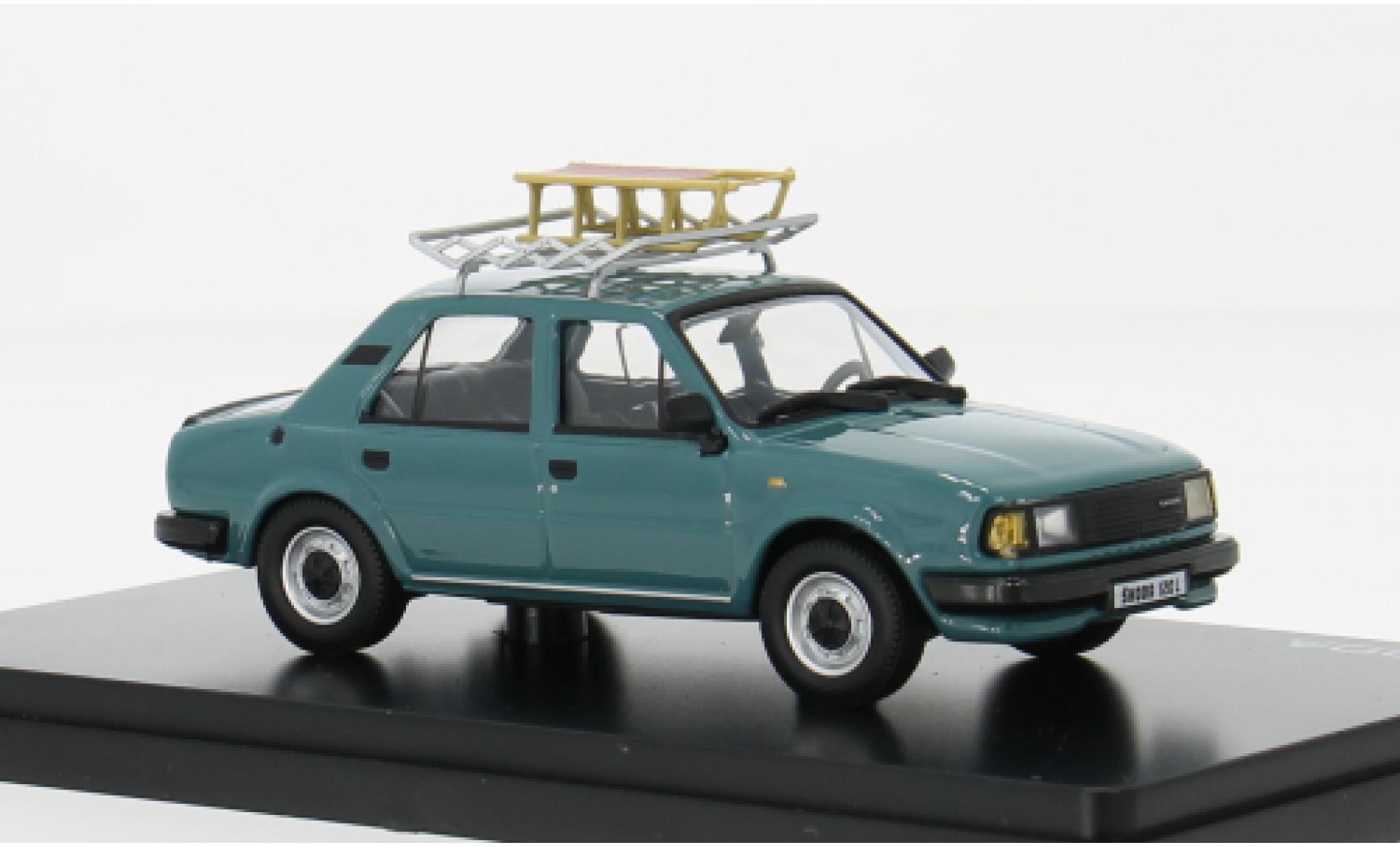 Skoda 120 1/43 Abrex L t&uuml;rkis 1984 1:43 modellautos
