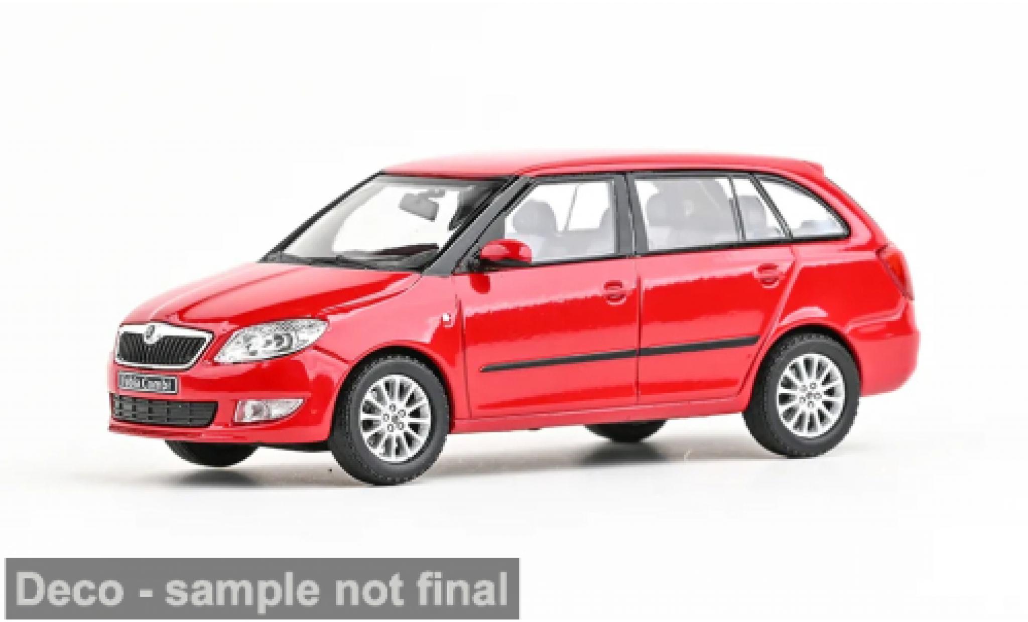 Skoda Fabia 1/43 Abrex II FL rot 2013 1:43 modellautos