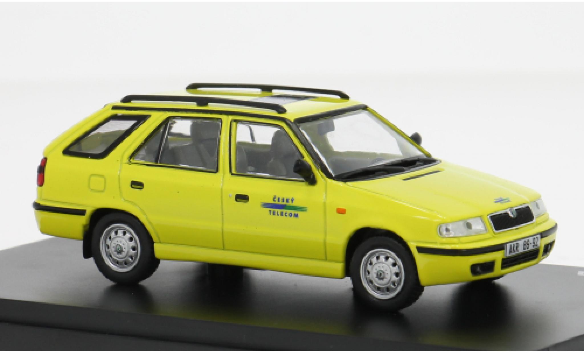 Skoda Felicia 1/43 Abrex FL Combi 1998 Czech Telecom 1:43 modellautos