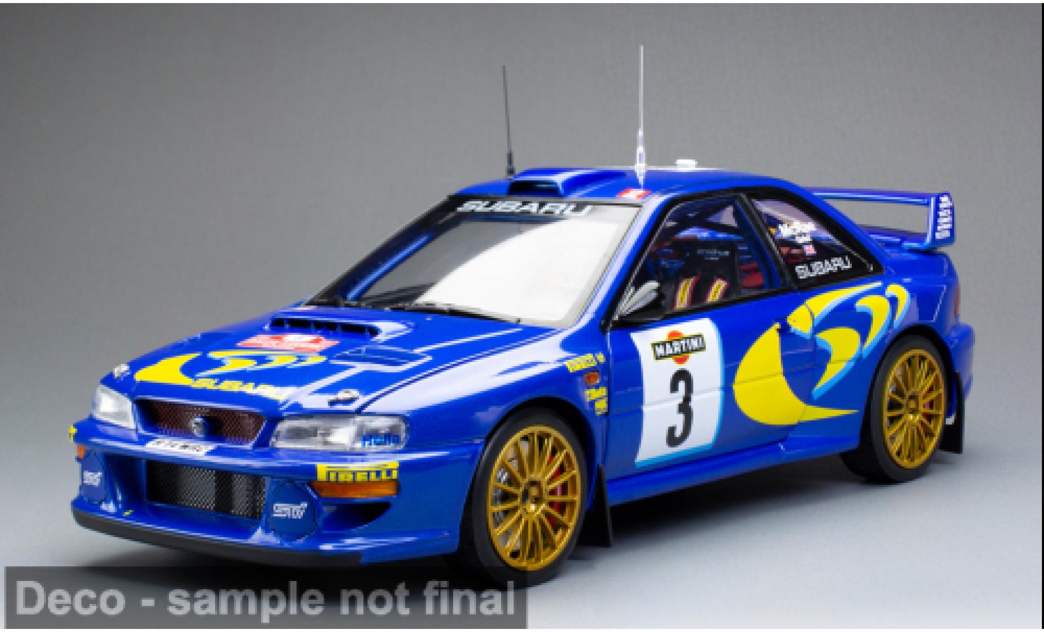 Subaru Impreza 1/18 Sun Star S5 WRC Rally San Remo 1998 #3 C.McRae/N.Grist 1:18 modellautos