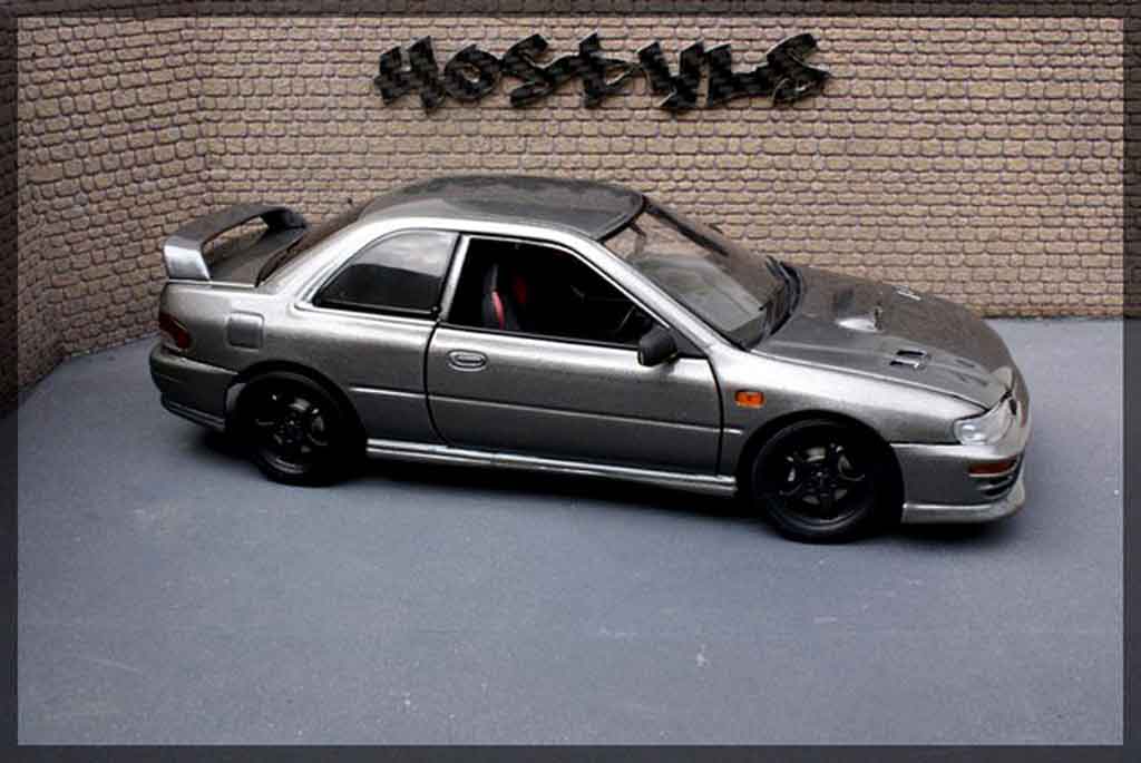 Subaru Impreza WRX Type R 1/18 Autoart WRX Type R gt turbo sti grau carbone modellautos