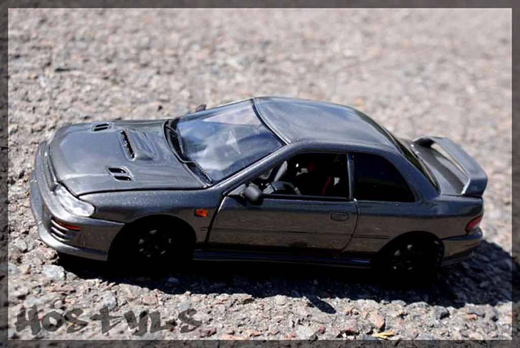 Subaru Impreza WRX Type R 1/18 Autoart WRX Type R gt turbo sti grau carbone