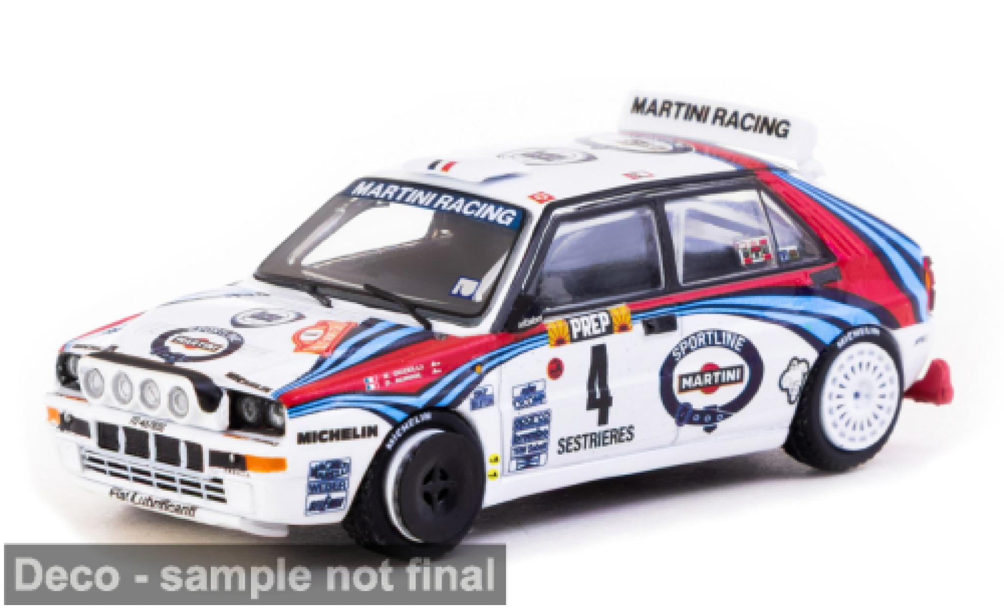 Lancia Delta Tarmac Works HF Integrale Rally Monte Carlo 1992 #4 1:64 modellautos