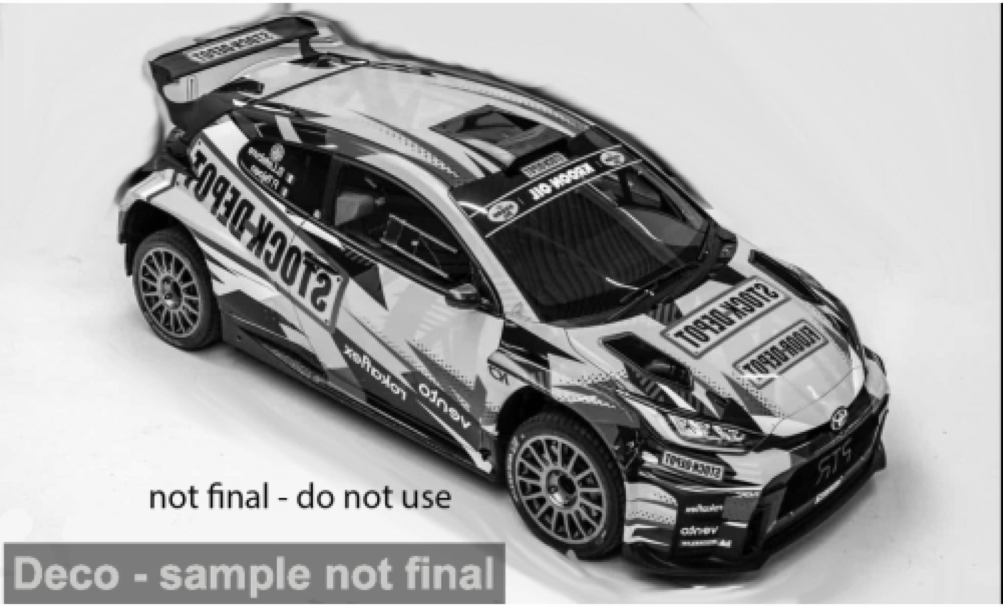 Toyota Yaris 1/18 IXO GR Rally2 Rally Ypres 2026 #2 S.Lefebvre/P.Tsjoen 1:18 modellautos
