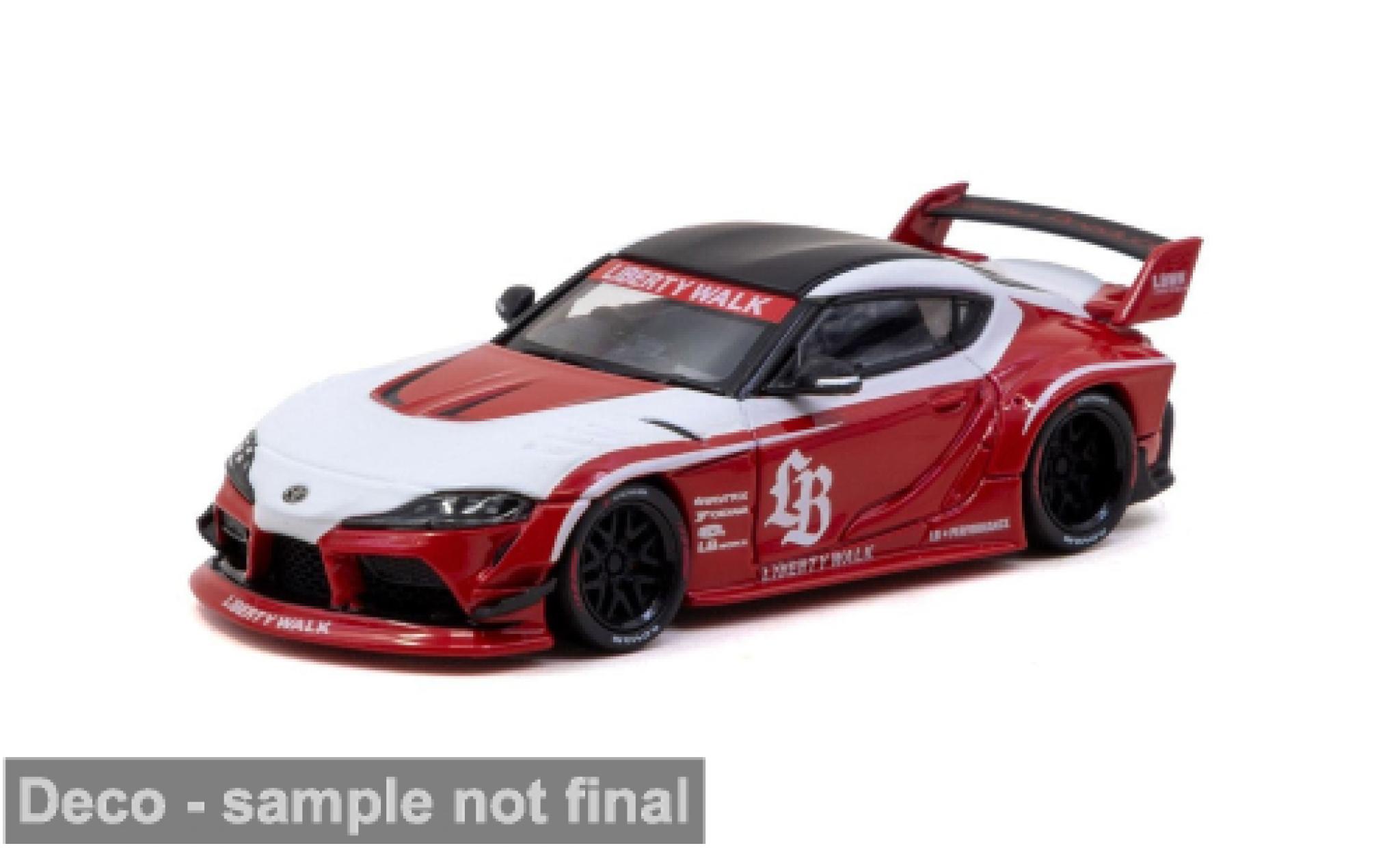 Toyota Supra 1/64 Tarmac Works SUPRA (A90) LB -WORKS rot 2025 1:64 modellautos