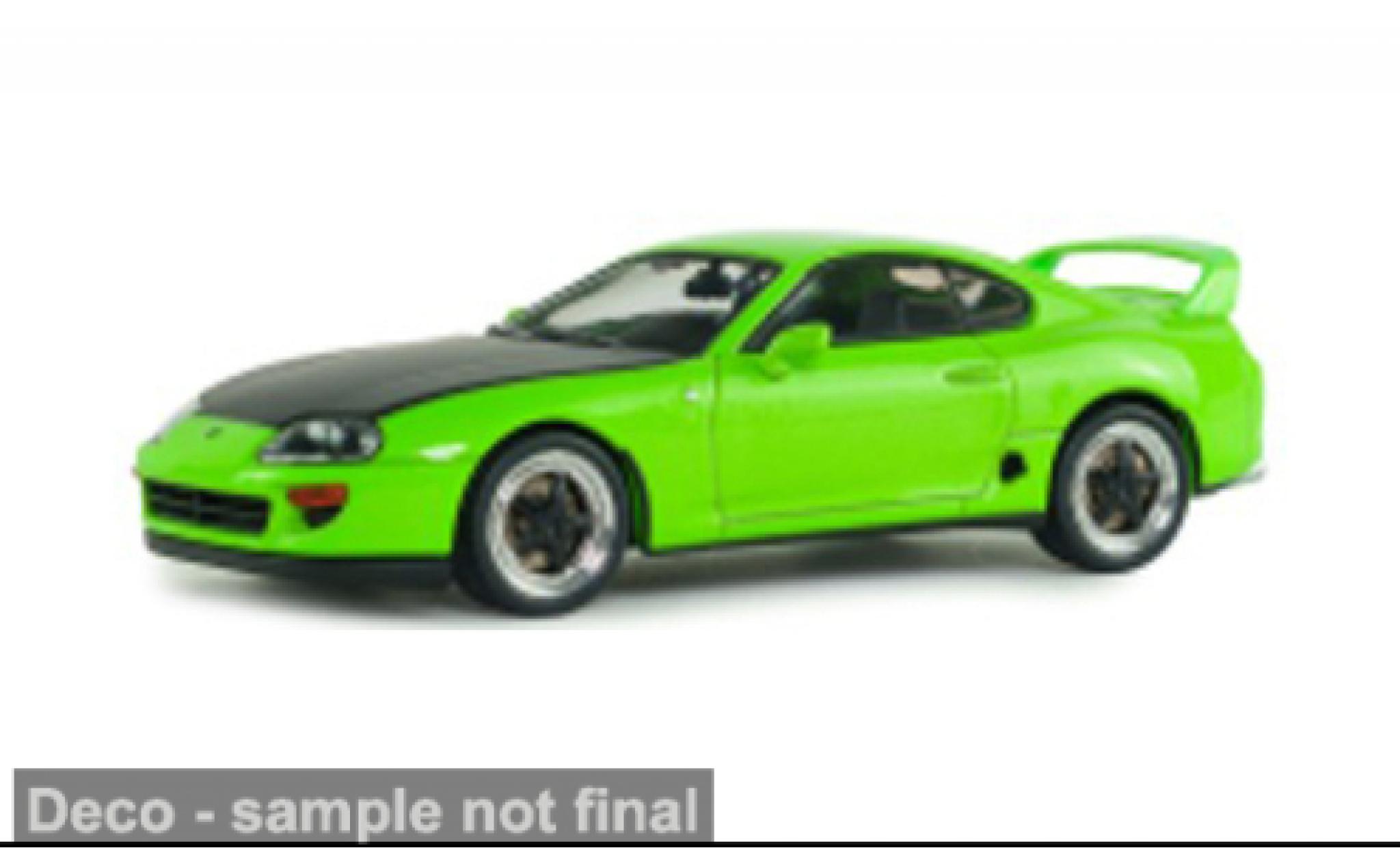 Toyota Supra 1/43 Solido MK4 gr&Atilde;&frac14;n/schwarz 2001 1:43 modellautos