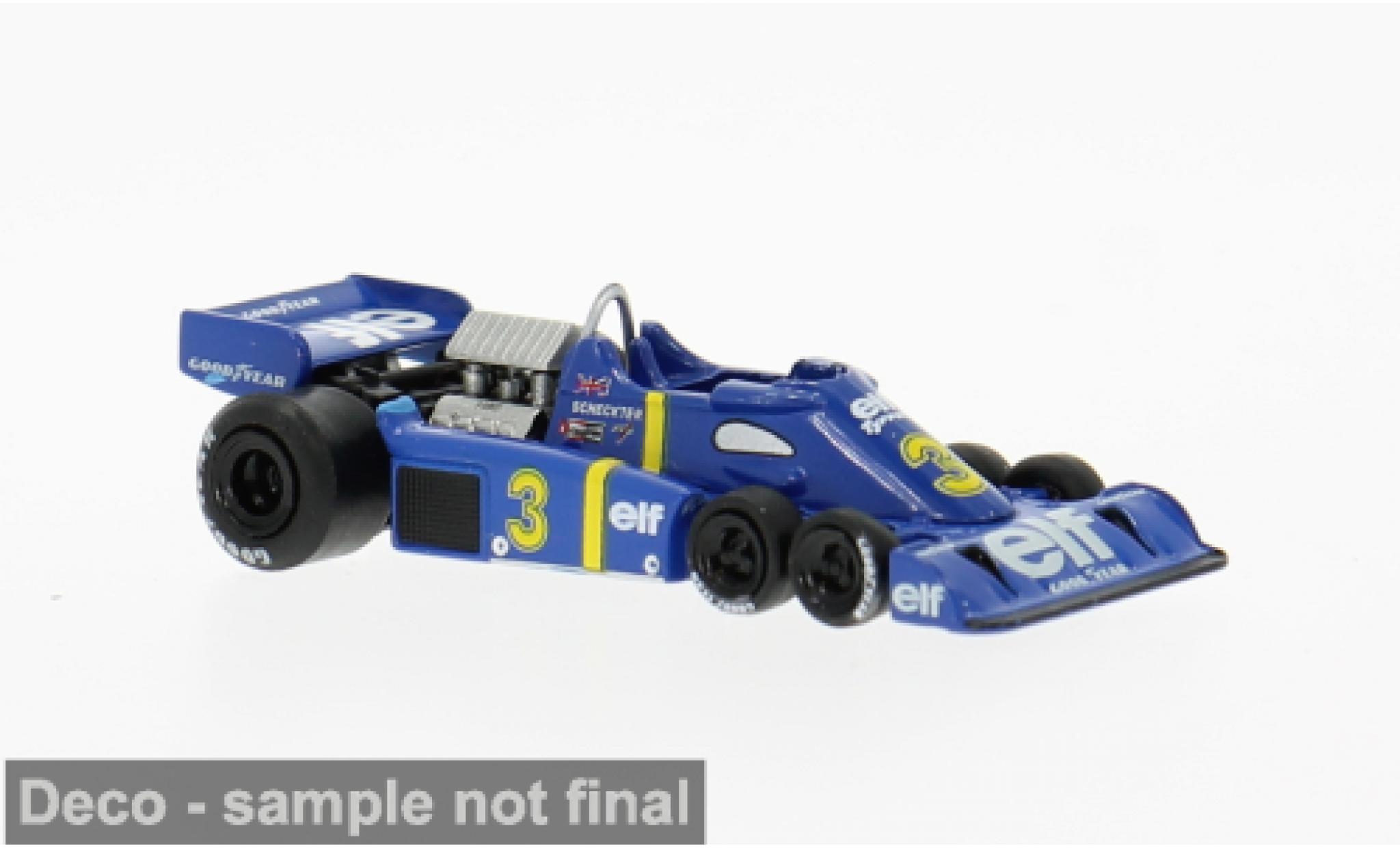 Tyrrell P34 1/87 Brekina Formel 1 1976 Elf #3 J.Scheckter 1:87 modellautos