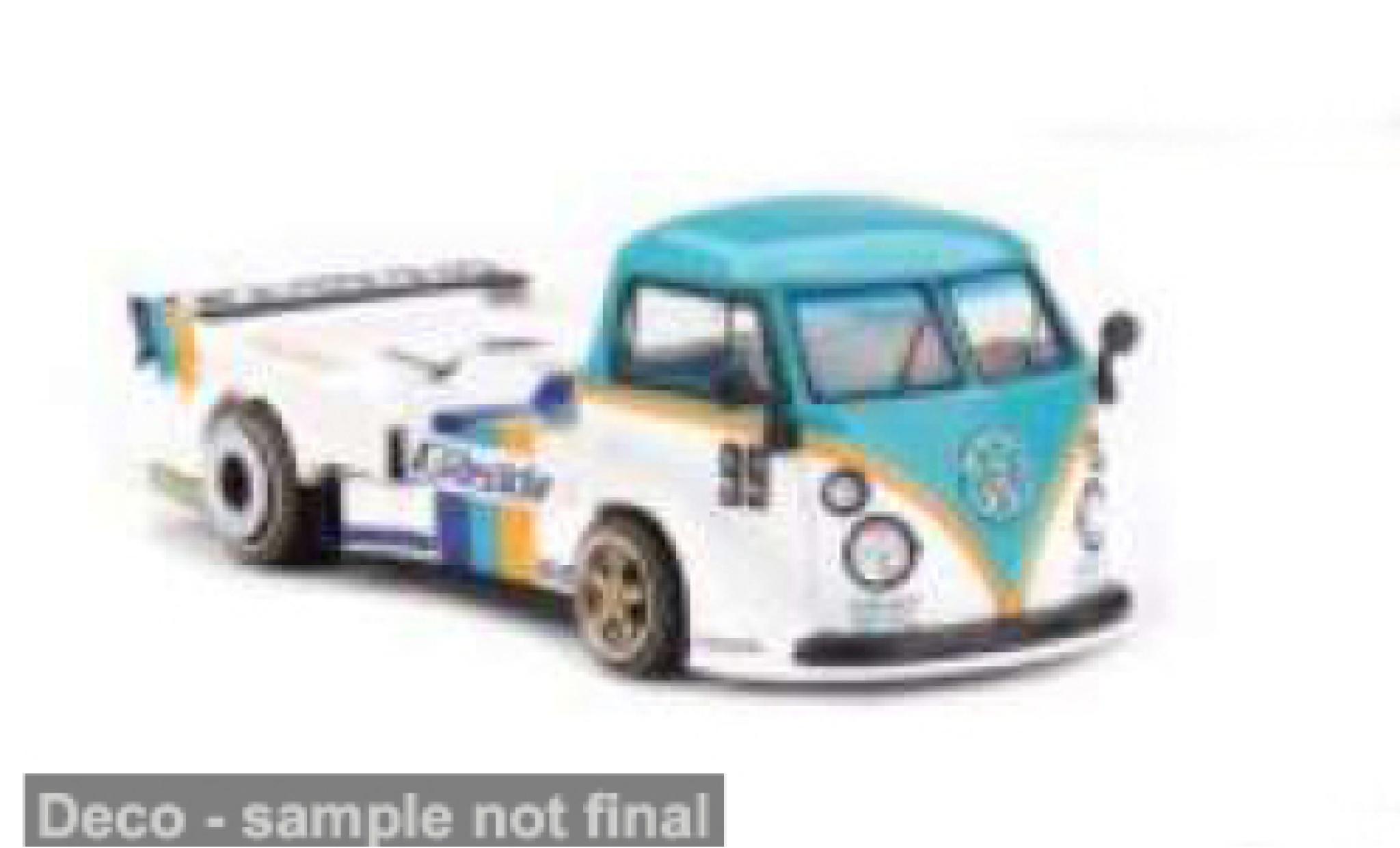 Volkswagen T1 1/64 Mini GT Pick Up t&uuml;rkis/Dekor 1972 1:64 modellautos