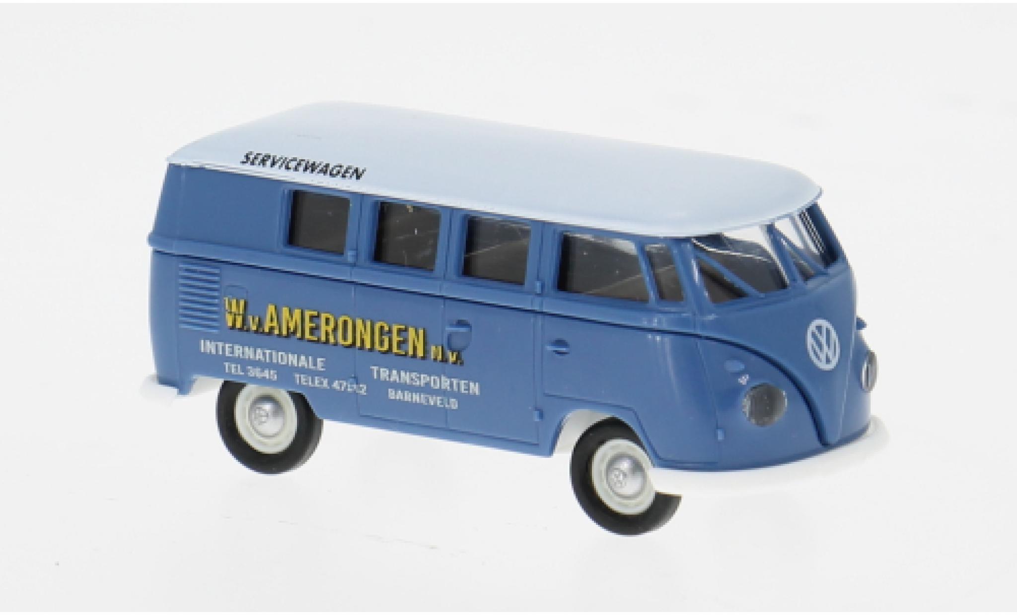Volkswagen T1 1/87 Brekina b Kombi 1960 van Amerongen 1:87 modellautos