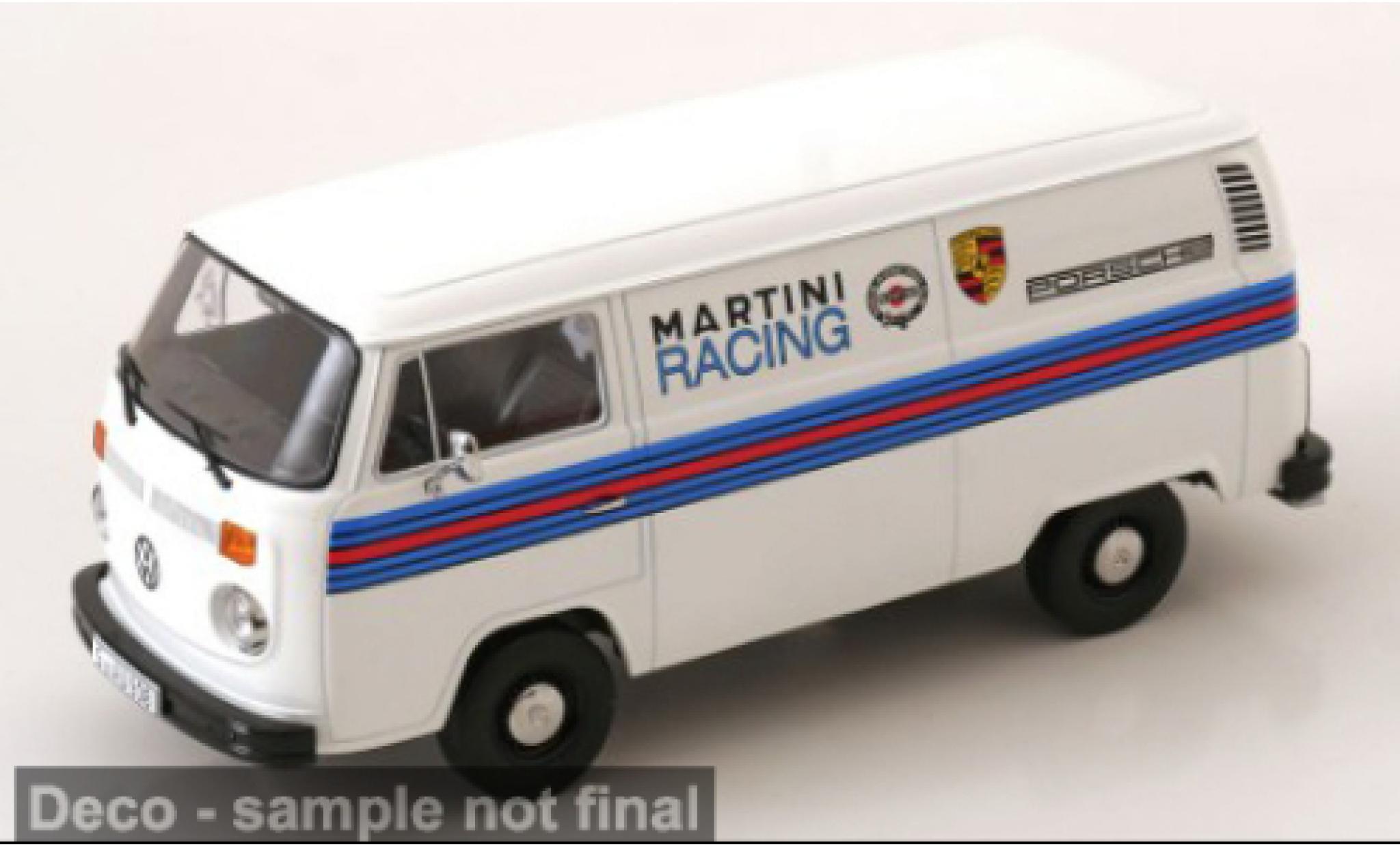 Volkswagen T2 1/18 KK Scale b Bus 1972 Porsche Martini Racing 1:18 modellautos