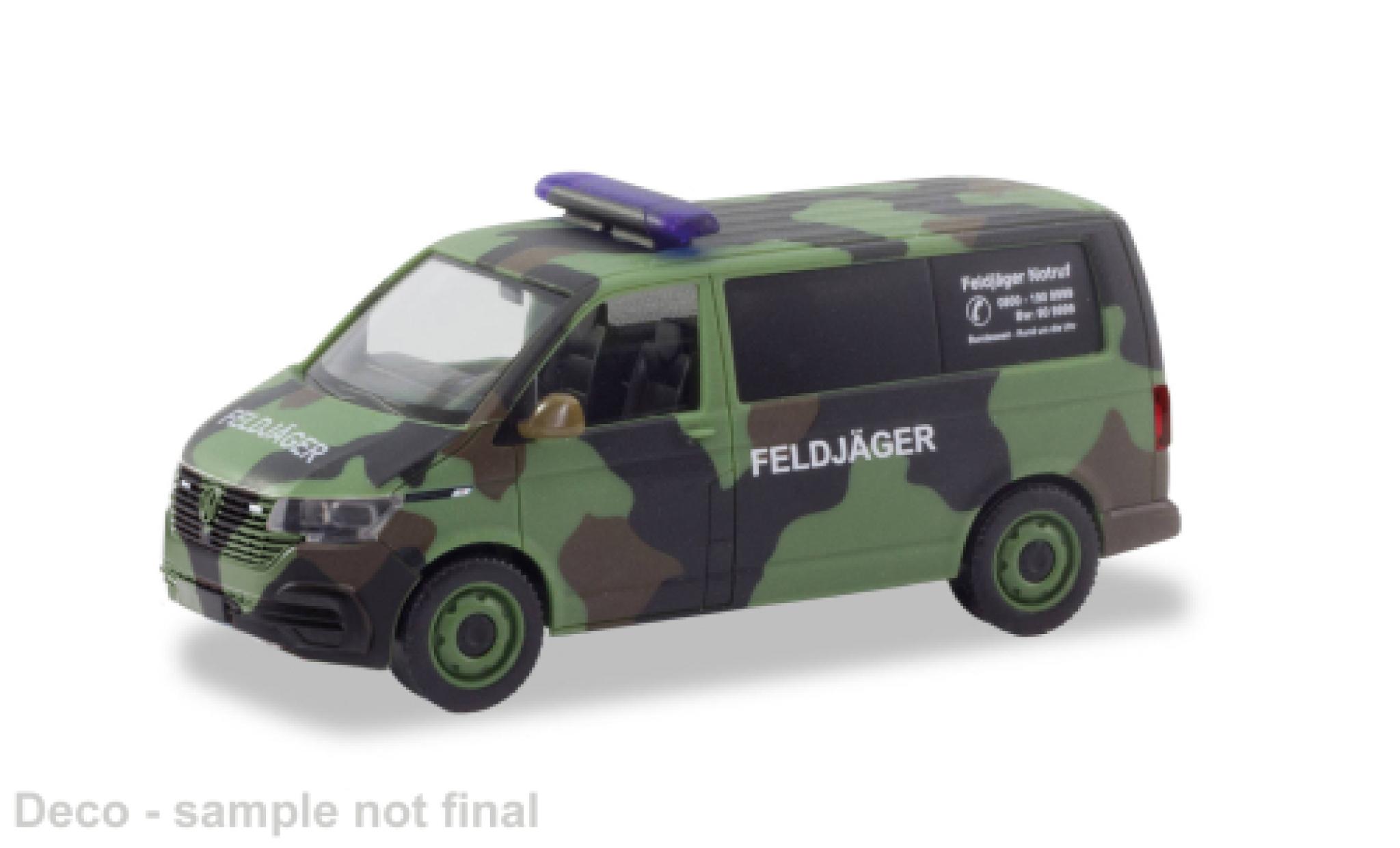 Volkswagen T6 1/87 Herpa .1 Bus Feldjäger 1:87 Military modellautos