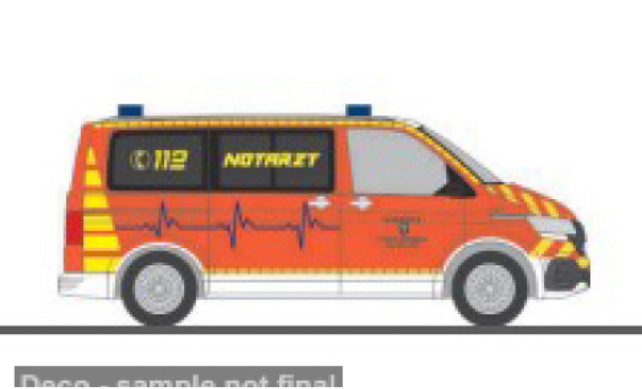 Volkswagen T6 1/87 Rietze .1 NEF FW Menden 1:87 modellautos