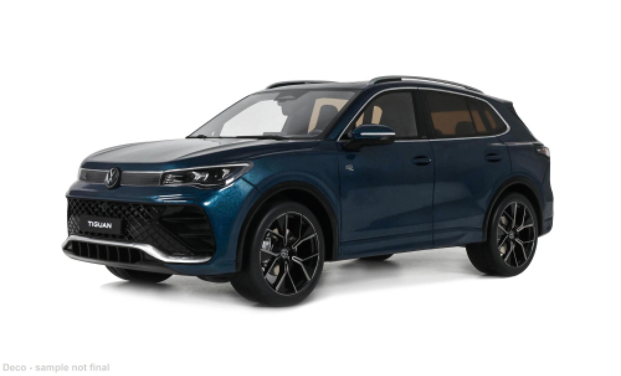 Volkswagen Tiguan 1/18 Ottomobile E TSI R-Line blau 2024 1:18 modellautos