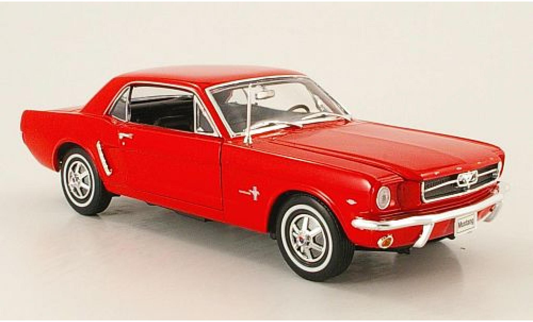 Ford Mustang 1/18 Welly Coupe rot 1964 1:18 modellautos