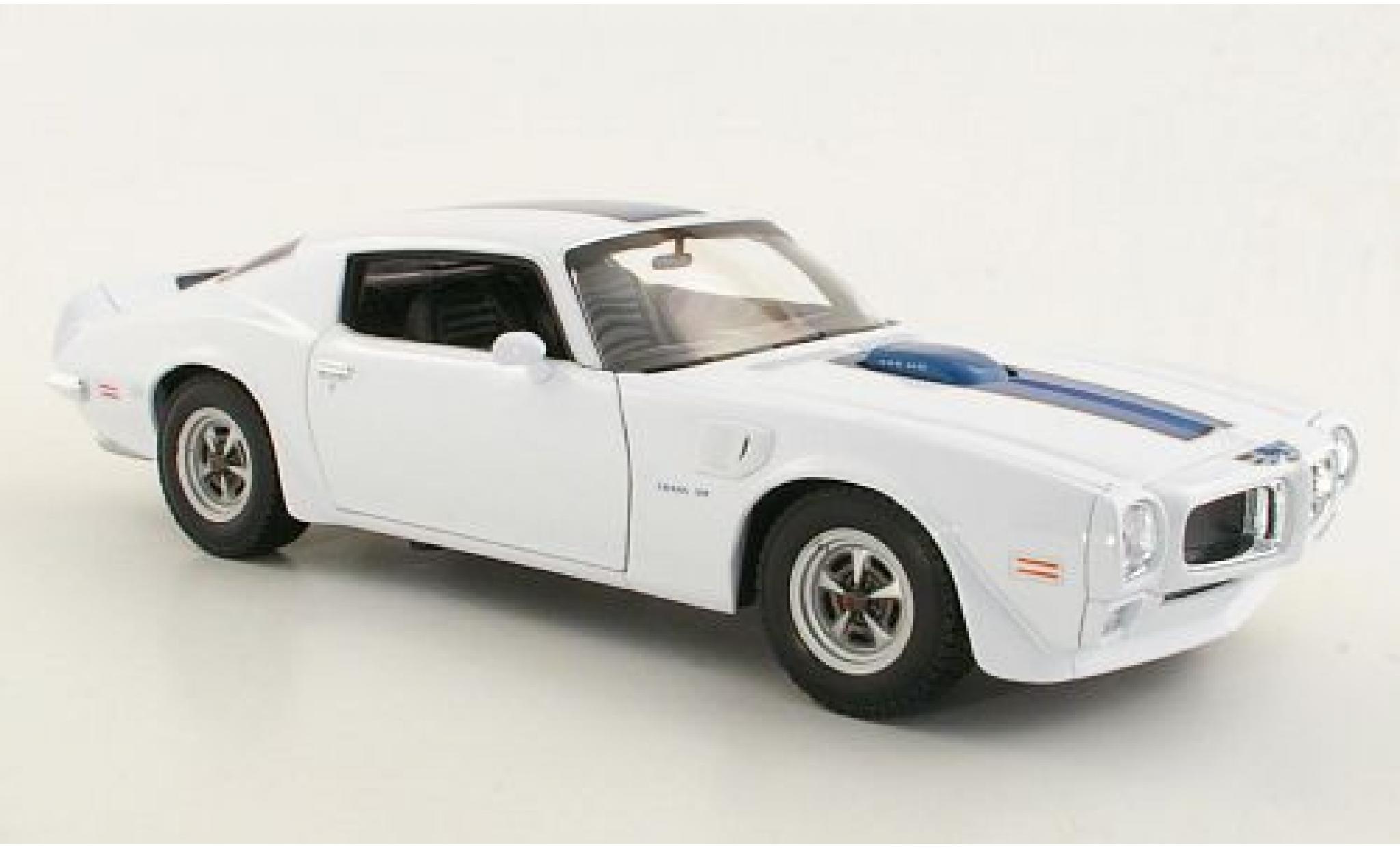 Pontiac Firebird 1/18 Welly Trans Am weiss/blau 1972 1:18 modellautos