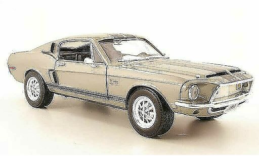 Shelby GT 500 1968 1/18 Yat Ming kr grau modellautos