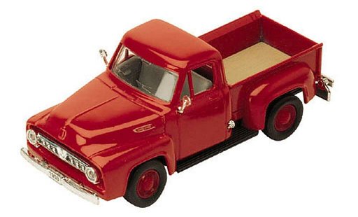 Ford F-100 Pickup 1/43 Yat Ming F 100 Pick Up rot 1953 modellautos