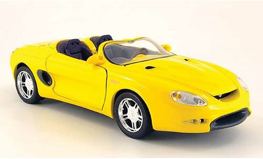 Ford Mustang 1994 1/18 Maisto mach iii gelb modellautos