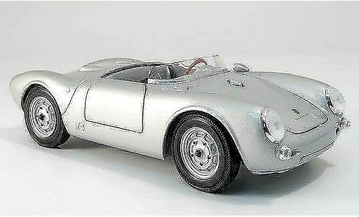 Porsche 550 Base 1/18 Maisto a spyder grau modellautos