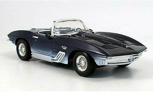 Chevrolet Corvette Convertible 1/18 Motormax C1 Mako blau 1961 modellautos
