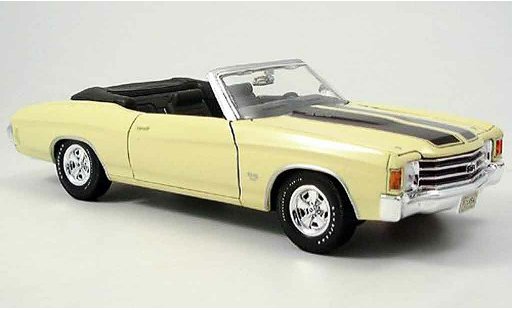 Chevrolet Chevelle SS 1/18 Maisto 1972 SS454 gelb modellautos