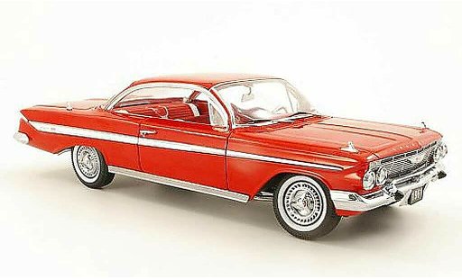 Chevrolet Impala Coupe 1/18 Sun Star 1961 Sport rot modellautos