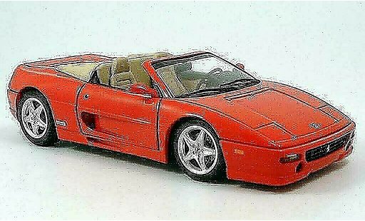Ferrari F355 Spider 1/18 Hot Wheels rot 1995 modellautos