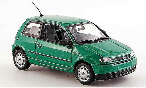 Seat Arosa Base 1/43 Minichamps gr&Atilde;&frac14;n 1997 modellautos