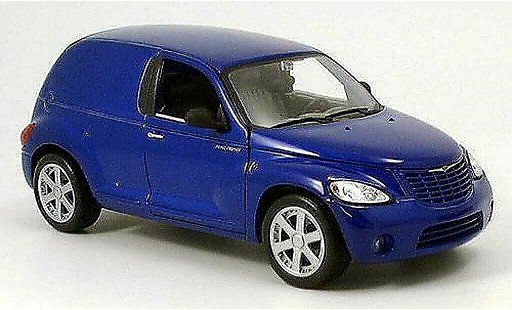 Chrysler PT Cruiser fourgon 1/18 Maisto panel blau modellautos
