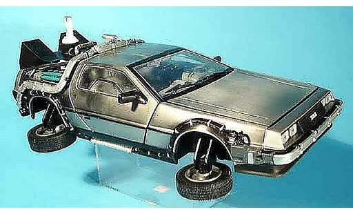 De Lorean futur II Time Machine 1/18 Sun Star dmc-12 retour vers le futur modellautos