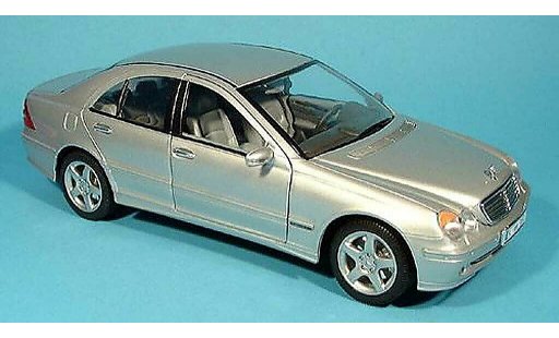 Mercedes Classe C Base 1/18 Welly grau 2001 modellautos