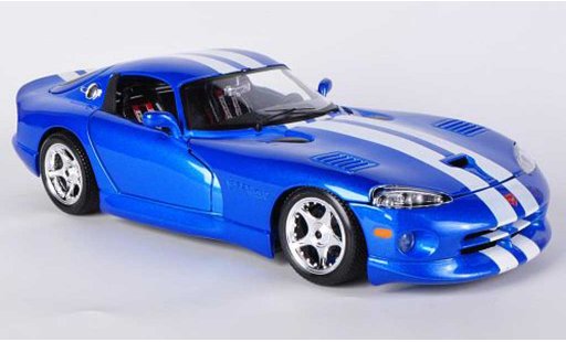 Dodge Viper GTS 1/18 Burago Coupe blau 1996 modellautos